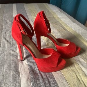 Red Jessica Simpson Platform